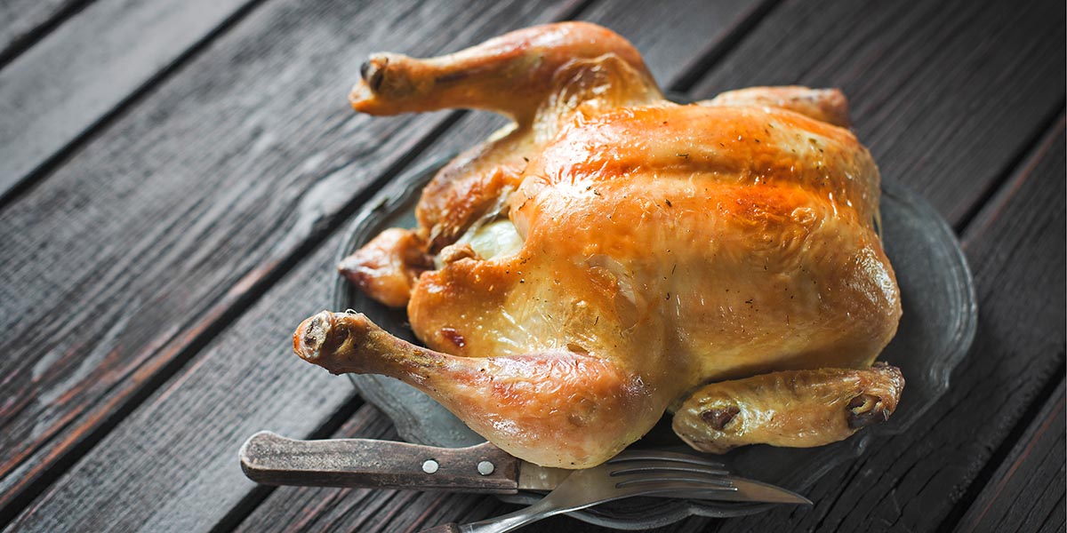 Rezept: Knuspriges Brathuhn